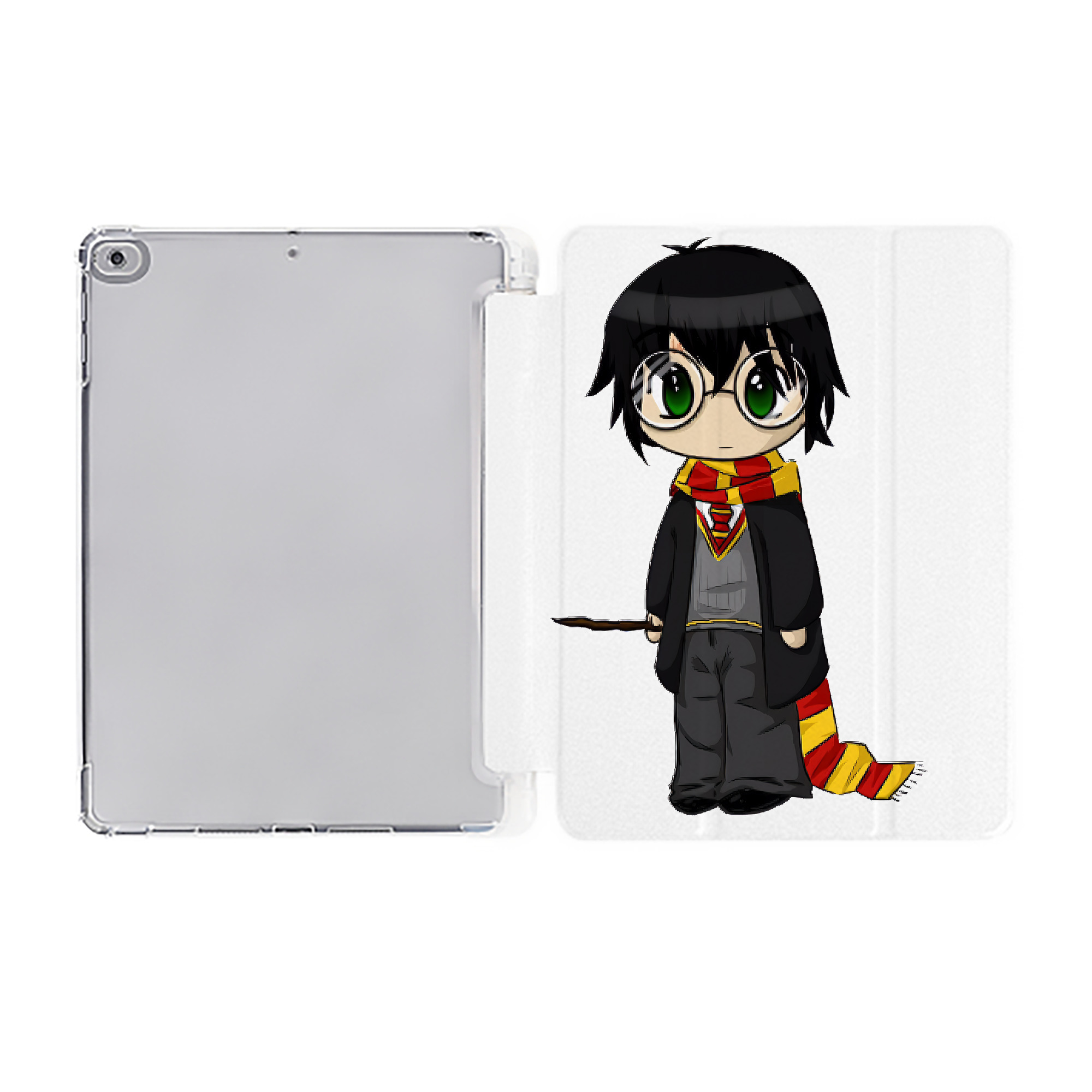 （画像用） Harry Potter ハリー・ポッターシリーズ IPad ケース ペン収納付き 三つ折りスタンド PUレザー×シリコン 対応機種9.5/10.5/10.9インチ